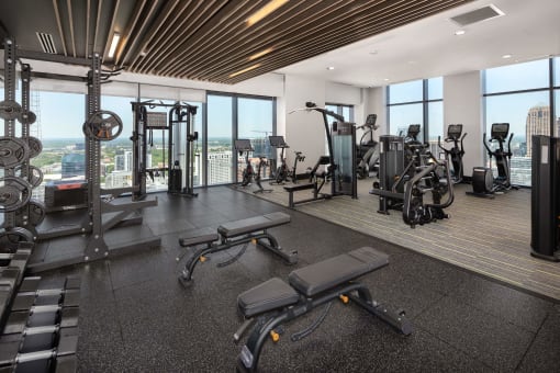 Fitness center at 903 Peachtree, Georgia