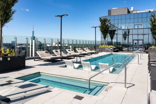 Swimming pool at 903 Peachtree, Georgia, 30309
