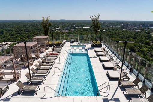 Pool at 903 Peachtree, Georgia