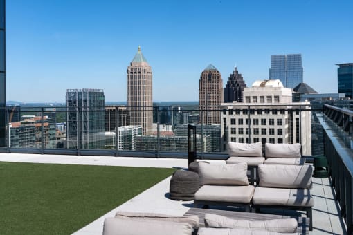 Outdoor area at 903 Peachtree, Atlanta, Georgia