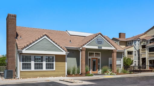 a building with a street in front of it at Arcadia Apartments, Centennial, 80112