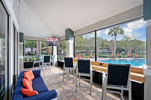 Porch Area at Country Club Lakes, Jacksonville