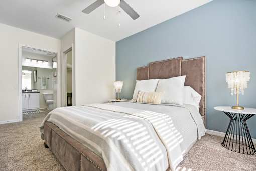 Bedroom With Ceiling Fan at Country Club Lakes, Florida, 32224