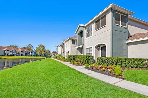 Lush Green Landscape at Country Club Lakes, Florida, 32224