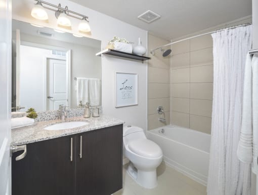 updated bathrooms | District West Gables Apartments in West Miami, Florida