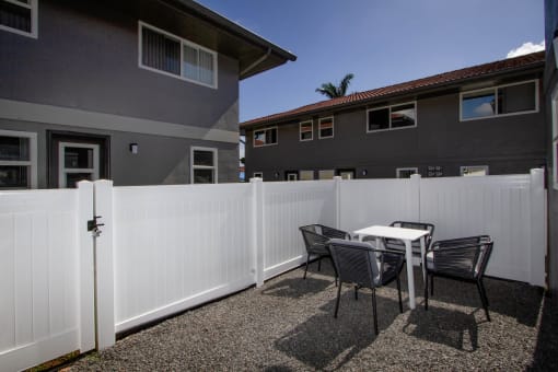 Private outdoor space  at MALA GROVE Apartments, Waipahu, HI,96797