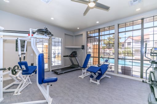 the gym at Tides at Mesa, Mesa, Arizona