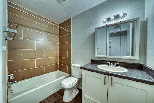 Bathroom with white toilet at Connect on University, Arizona, 85203