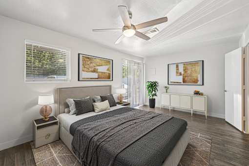 Comfortable Bedroom at Connect on University, Mesa, 85203