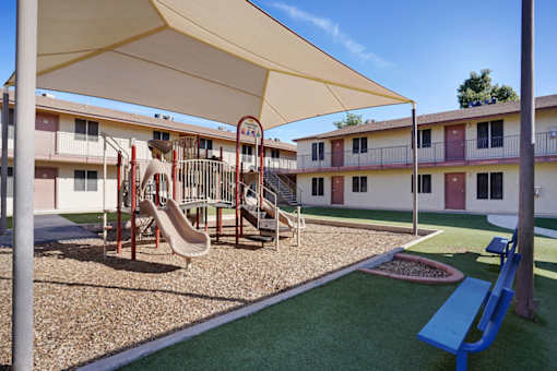 Community Playground at Windrose Villas Apartments, Phoenix, Arizona