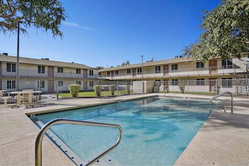 Residential Swimming Pool at Windrose Villas Apartments, Phoenix