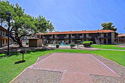 Fenced Pool at Sahuaro West Apartments, Phoenix, AZ, 85029