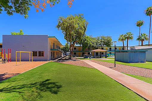 Playground area at The Link Apartments, Mesa, 85201