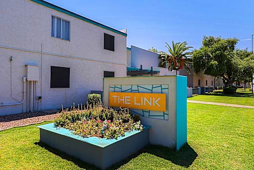 Property Sign at The Link Apartments, Mesa, Arizona