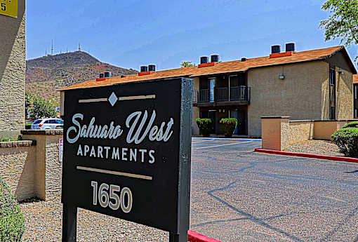 Property Signage at Sahuaro West Apartments, Phoenix, Arizona