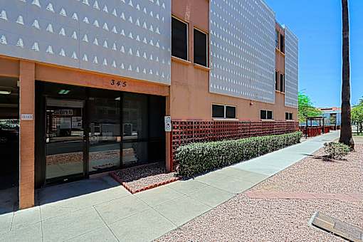Leasing Office Entrance at Ambassador West Apartments, Phoenix, Arizona