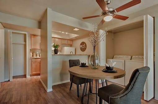 Dining area at Sycamore Square Apartments, Mesa, Arizona