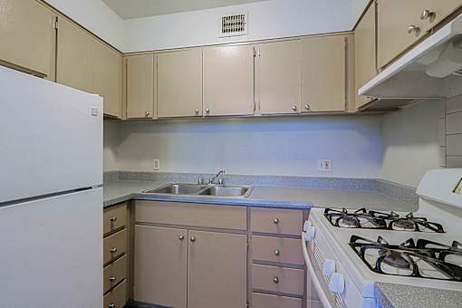 Equipped Kitchen at The Link Apartments, Mesa