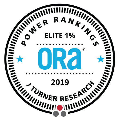 2019 ora power ranking award badge