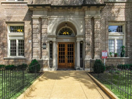 exterior view of the whitelaw apartments in washington dc