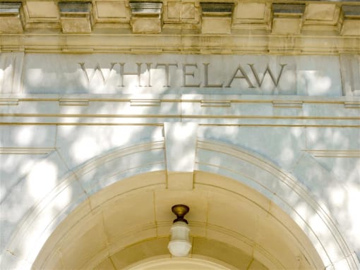 exterior view of the whitelaw apartments in washington dc