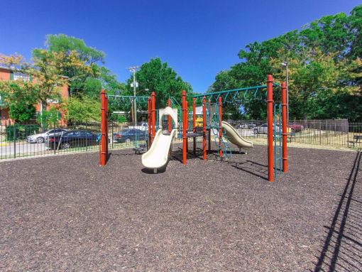 playground at grandview village apartments in shipley terrace washington dc