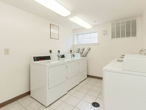 laundry room at t street apartments in washington dc