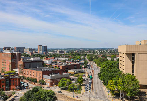 Cityscape View at Symphony Center Apartments, Baltimore