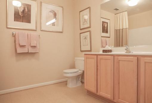 Secondary Bath at Symphony Center Apartments, Baltimore, Maryland