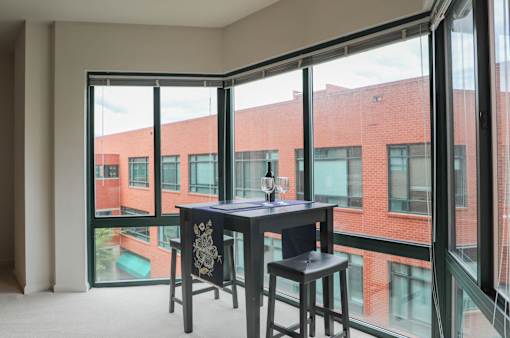 Large Windows and Views at Symphony Center Apartments, Baltimore, Maryland