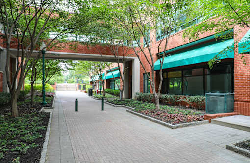 Courtyard Walking Path at Symphony Center Apartments, Baltimore