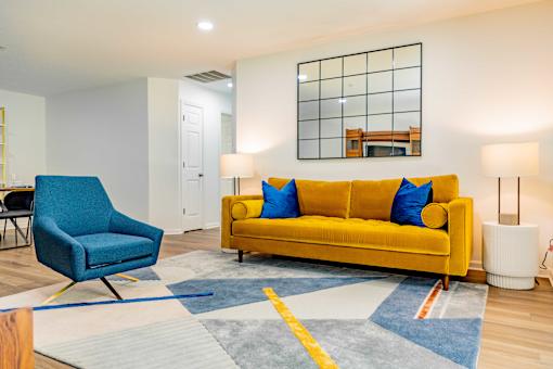 Living Room at The Residences at Brookside Commons, Maryland, 21117