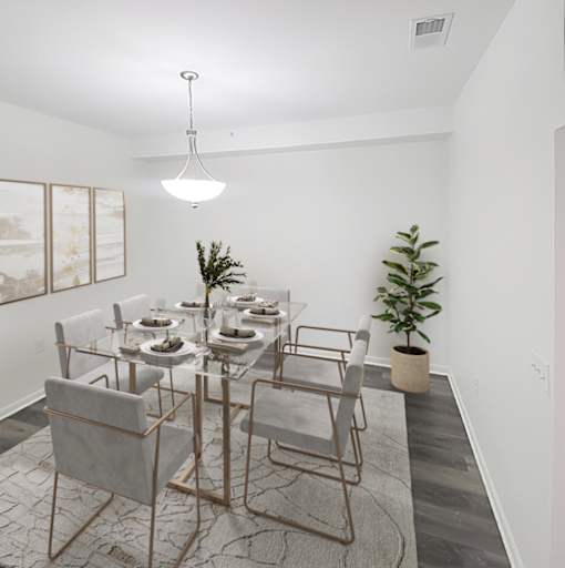 Cascades Suites Renovated Apartment Dining Room