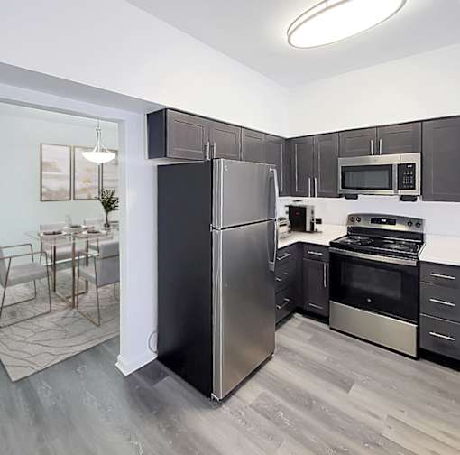 Cascades Suites Modern Renovated Kitchen View 1