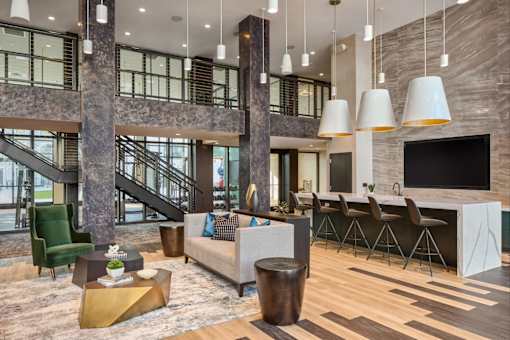 Grand Clubhouse and hosting area.