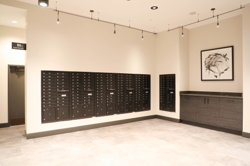 Mailroom at The Met at Metro Centre Apartments, Maryland