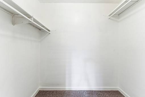 White closet at The Reserve at Brookhaven, Atlanta, 30329
