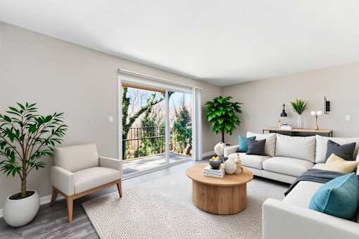 Furnished Living room view at The Reserve at Brookhaven, Atlanta, GA, 30329