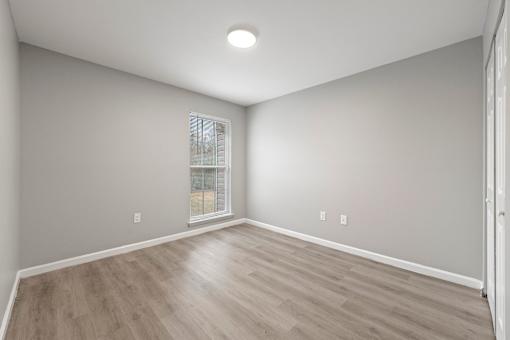 Unfurnished Wooden flooring rooms with ceiling lights at 2000 Oasis Apartments, Apartments, Atlanta, GA