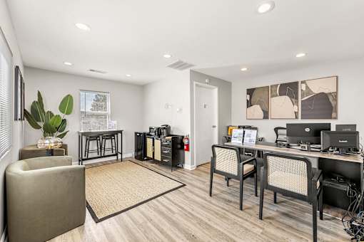 Leasing center at Ridgewood Apartments in Lawrenceville, Georgia 30046.