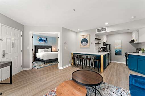 One and Two bedroom floorplans at 505 Collection in Buckhead, Georgia 30305
