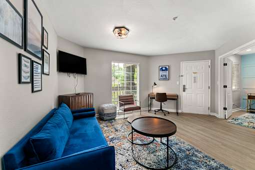One and Two bedroom floorplans at 505 Collection in Buckhead, Georgia 30305