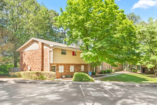 Community exteriors at Northgate Townhomes in Tucker, GA  30084