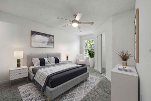 One, Two, Three and Four bedroom floorplans at Eastlake Gardens in Decatur, Georgia 30032.