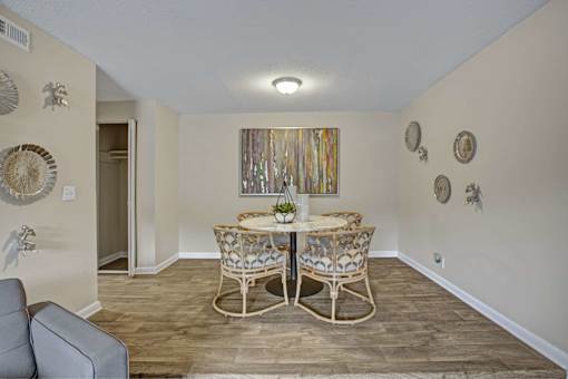 Bright dining area at Lacota Apartments, Atlanta, GA, 30360