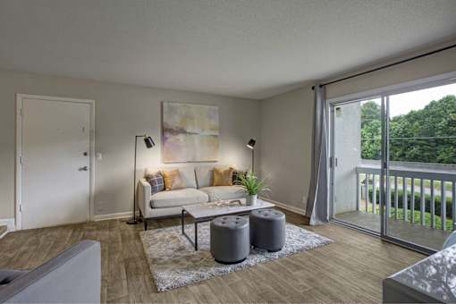 Living room with Couch at Lacota Apartments, Atlanta, Georgia
