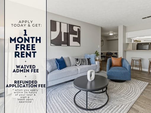 Leasing advertisement at The Reserve at Brookhaven, Atlanta