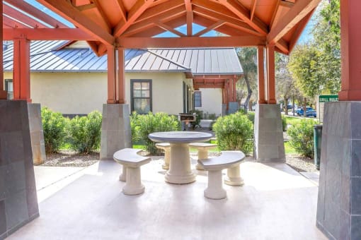 Beautiful outdoor seating area