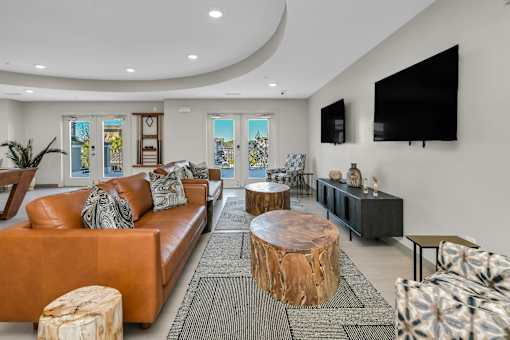 Lounge Area With TV at Residence at Marina Bay, Irmo, 29063