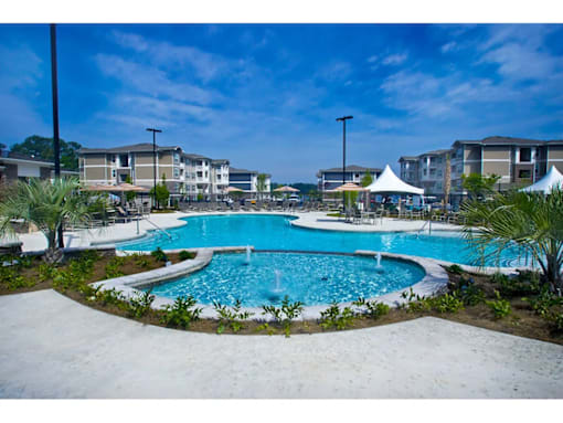 Sparkling Pool at Residence at Marina Bay, Irmo, SC 29063